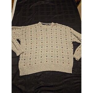 RARE Vintage Men’s Fieldmaster 100% Cotton Cable Knit Pullover Sweater Size 2XL